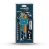 BORMANN Pro 9 DARABOS hosszú TORX KÉSZLET, LYUKAS, T10-T50 (BHT7242)