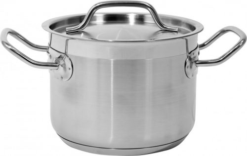 YATO Fazék fedővel 2,4 liter 160x120 mm Inox (YG-00001)