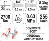 YATO Kompozit ütvecsavarozó 1" 2700NM