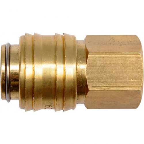 YATO Pneumatikus gyorscsatlakozó 1/4" x 3/8" sárgaréz (YT-24093)