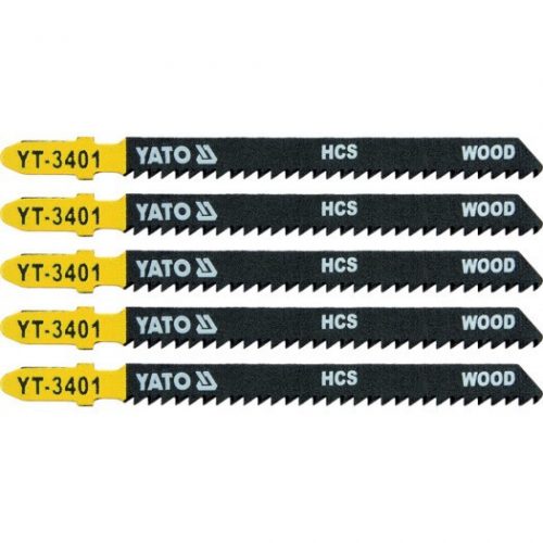 YATO Dekopírfűrészlap T10TPI favágásra 5db/cs (tiszta vágás) (YT-3401)