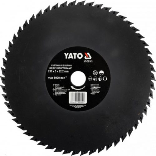 YATO Ráspolyos vágótárcsa 230mm (YT-59163)