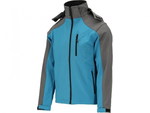 YATO Sportos softshell kabát kapucnival kék 3XL-es méret (YT-79565)