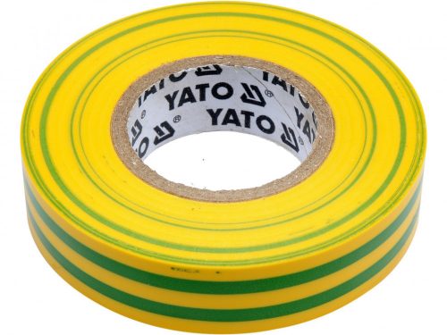 YATO SZIGETELŐSZALAG 15 X 0,13 MM X 20 M ZÖLD-SÁRGA (YT-81593)